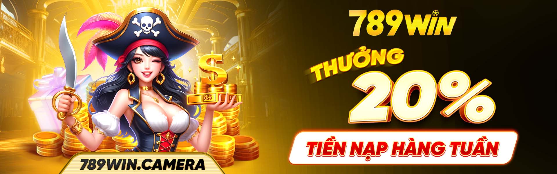 Banner thưởng tiền hàng tuần 789win